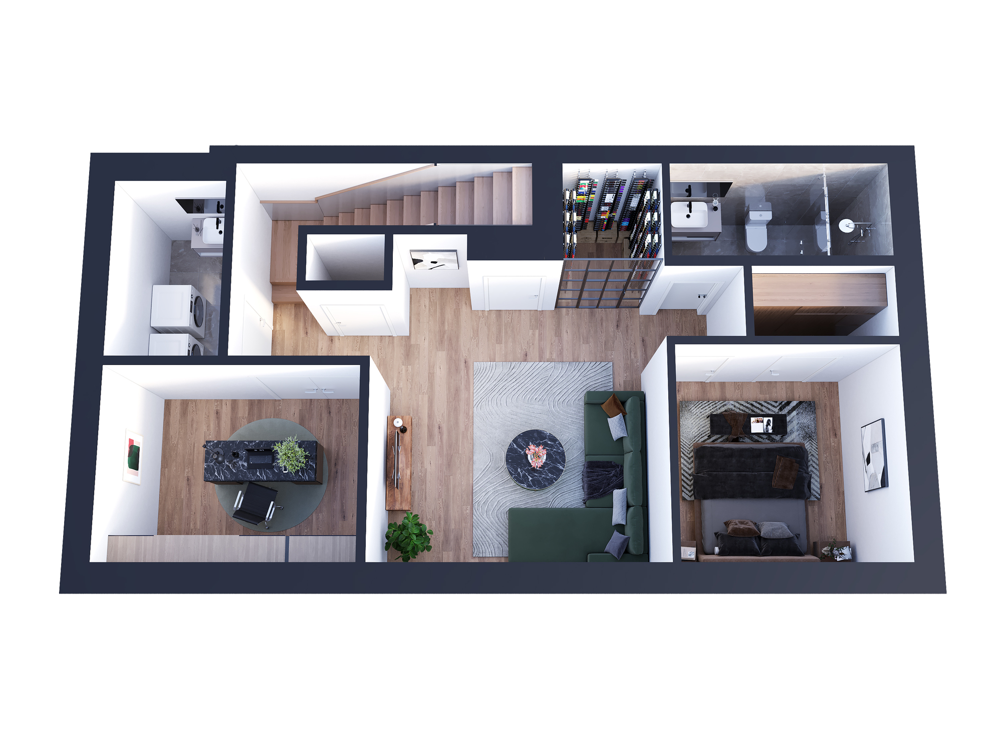 Unit 3 — Basement floor plan